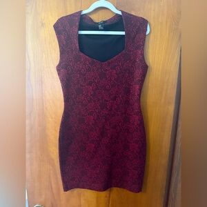 Forever 21 Burgundy Mini Dress Size Medium